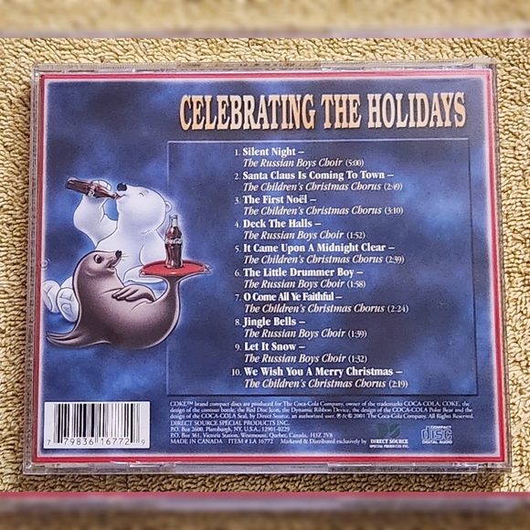 Holiday Gifts Celebrating With Coca-Cola 2 CD Set 2001 - Picture 4 of 8